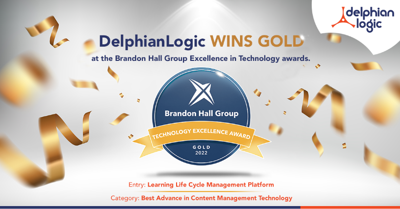 DelphianLogic Wins Gold at 2022 Brandon Hall Group Excellence in Technology Awards